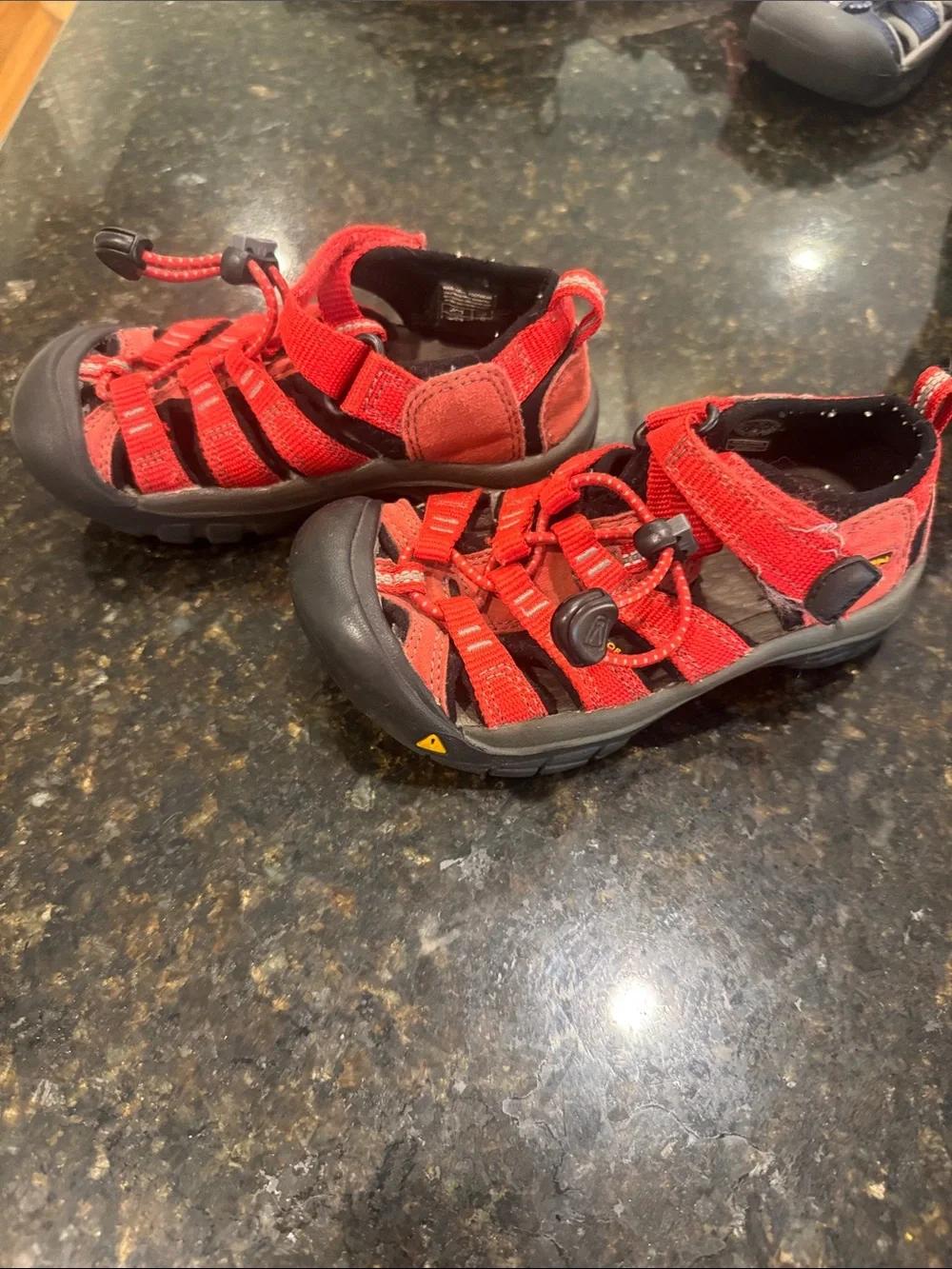 Keen Kids Bright Red Closed-Toe Outdoor Sandals
